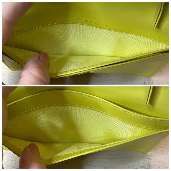 Chanel Yellow Caviar Leather Wallet - Picture 8 of 15